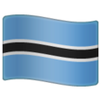 Botswana Flag on WhatsApp