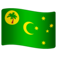 Cocos (keeling) Islands Flag on WhatsApp