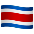 Costa Rica Flag on WhatsApp
