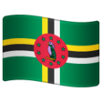 Dominica Flag on WhatsApp