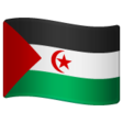 Western Sahara Flag on WhatsApp