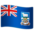Falkland Islands Flag on WhatsApp