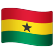 Ghana Flag on WhatsApp