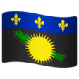 Guadeloupe Flag on WhatsApp