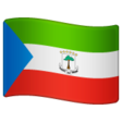 Equatorial Guinea Flag on WhatsApp