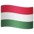 Hungary Flag on WhatsApp