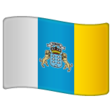 Canary Islands Flag on WhatsApp