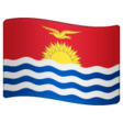 Kiribati Flag on WhatsApp