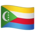Comoros Flag on WhatsApp