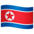North Korea Flag on WhatsApp