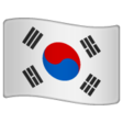 South Korea Flag on WhatsApp