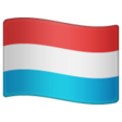 Luxembourg Flag on WhatsApp