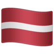 Latvia Flag on WhatsApp