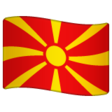 North Macedonia Flag on WhatsApp