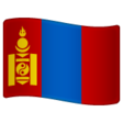 Mongolia Flag on WhatsApp