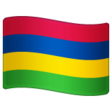 Mauritius Flag on WhatsApp