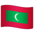 Maldives Flag on WhatsApp
