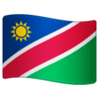 Namibia Flag on WhatsApp