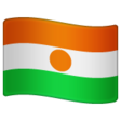 Niger Flag on WhatsApp