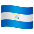 Nicaragua Flag on WhatsApp