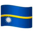 Nauru Flag on WhatsApp