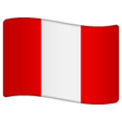 Peru Flag on WhatsApp