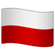 Poland Flag on WhatsApp