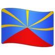 Réunion Flag on WhatsApp