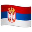 Serbia Flag on WhatsApp