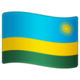 Rwanda Flag on WhatsApp