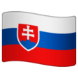 Slovakia Flag on WhatsApp