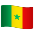 Senegal Flag on WhatsApp