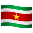 Suriname Flag on WhatsApp