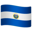 El Salvador Flag on WhatsApp