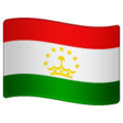 Tajikistan Flag on WhatsApp