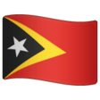 Timor-leste Flag on WhatsApp