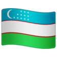 Uzbekistan Flag on WhatsApp