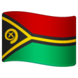 Vanuatu Flag on WhatsApp
