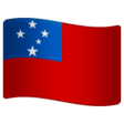 Samoa Flag on WhatsApp