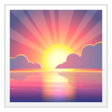 Sunrise on WhatsApp