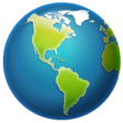 Earth Globe Americas on WhatsApp