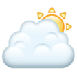 Sun Behind Large Cloud on WhatsApp