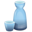 Sake Bottle And Cup on WhatsApp