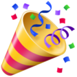 Party Popper on WhatsApp
