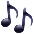Multiple Musical Notes on WhatsApp