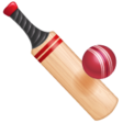Cricket Bat And Ball on WhatsApp