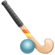 Field Hockey Stick And Ball on WhatsApp