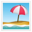 Beach With Umbrella on WhatsApp