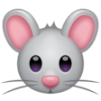 Mouse Face on WhatsApp
