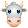 Cow Face on WhatsApp
